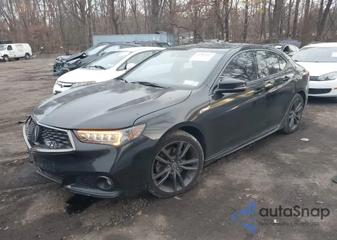 2018 Acura Tlx Tech A-Spec Pkgs из США, поврежденный, VIN 19UUB2F68JA012512